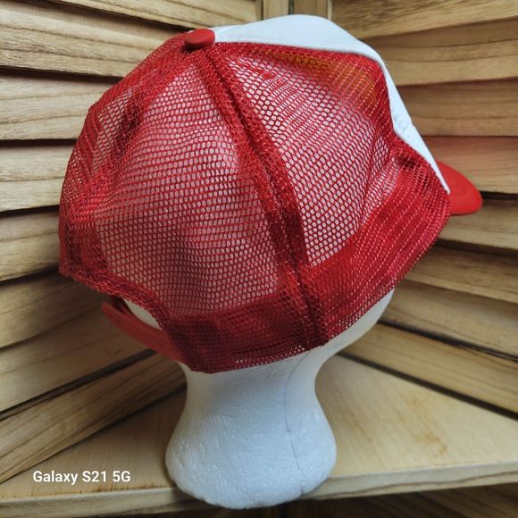 Vintage Q 95.5 Blazin' Hip Hop & R&B Radio Station Trucker Nissan Hat Cap - Picture 4 of 9